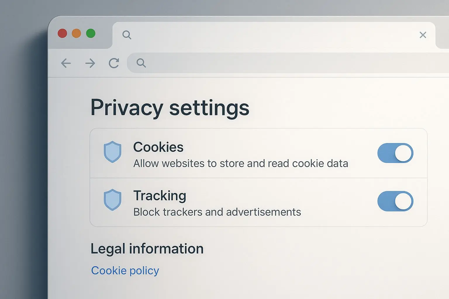 Nastavení správy cookies v internetovém prohlížeči