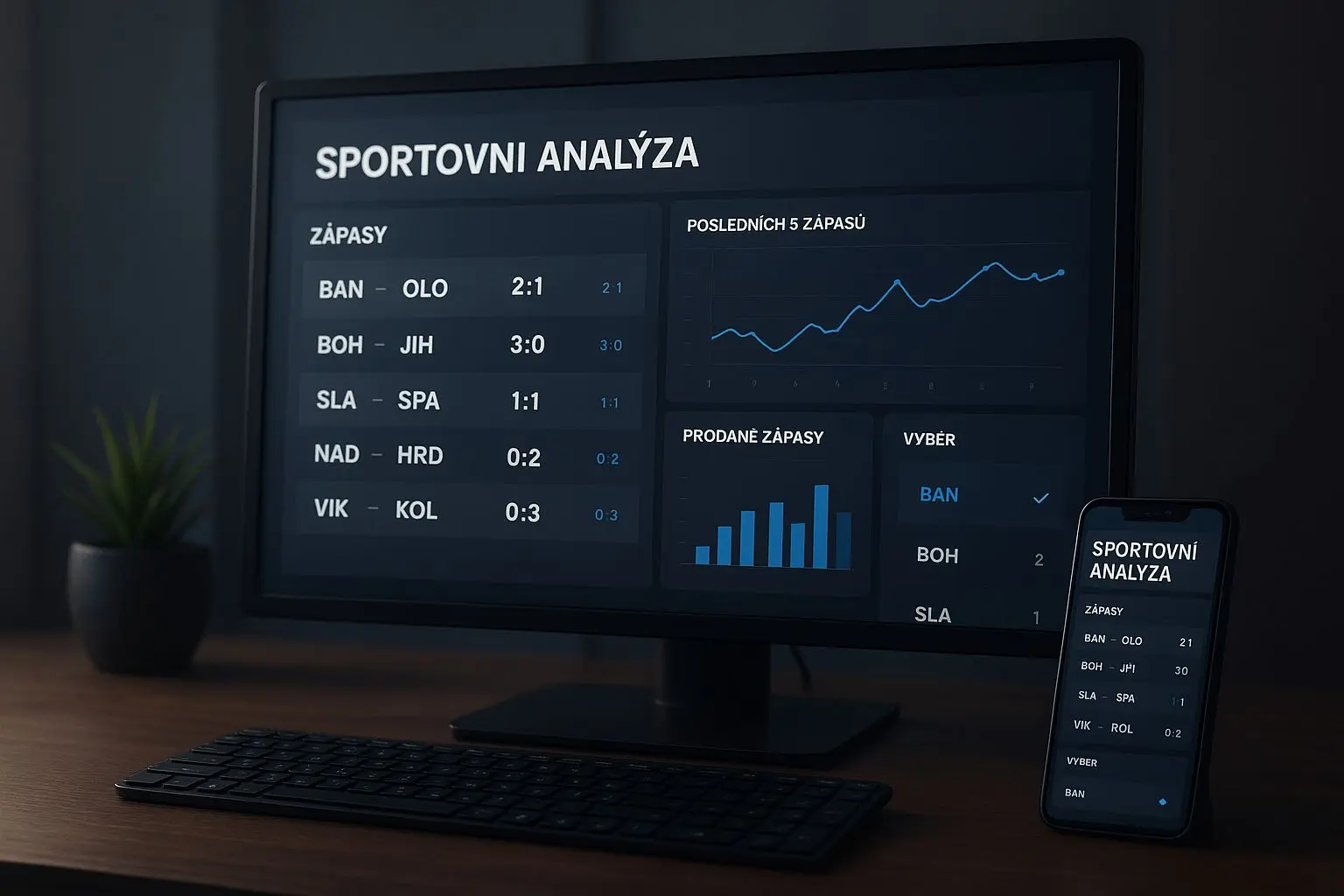 Rozhraní sportovní nabídky BetX se seznamem zápasů a tiketu